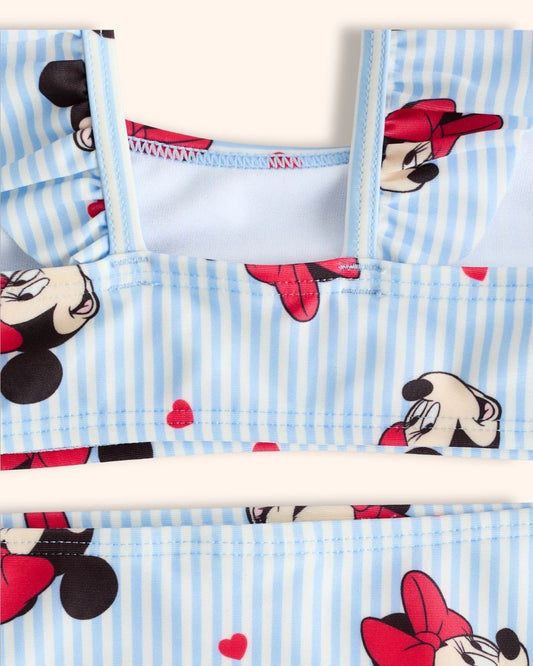 Disney Minnie Mouse Bikini, 2 Piece for children, detail view, available from Melly's World in Lebanon