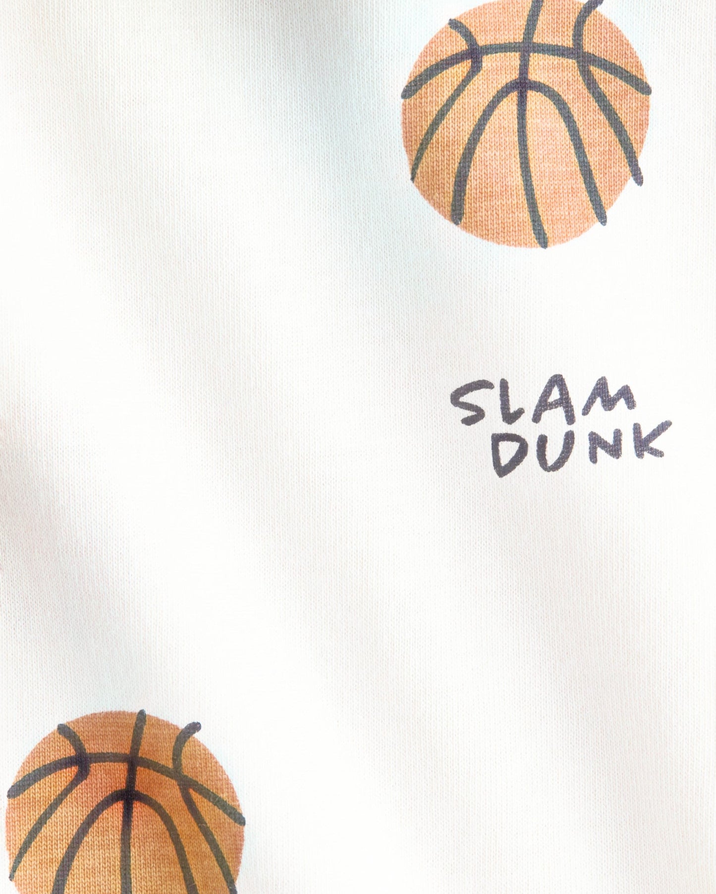 Basketball Brown on White - 2