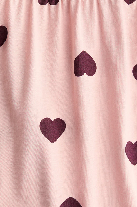 Brown Hearts Dress - 2