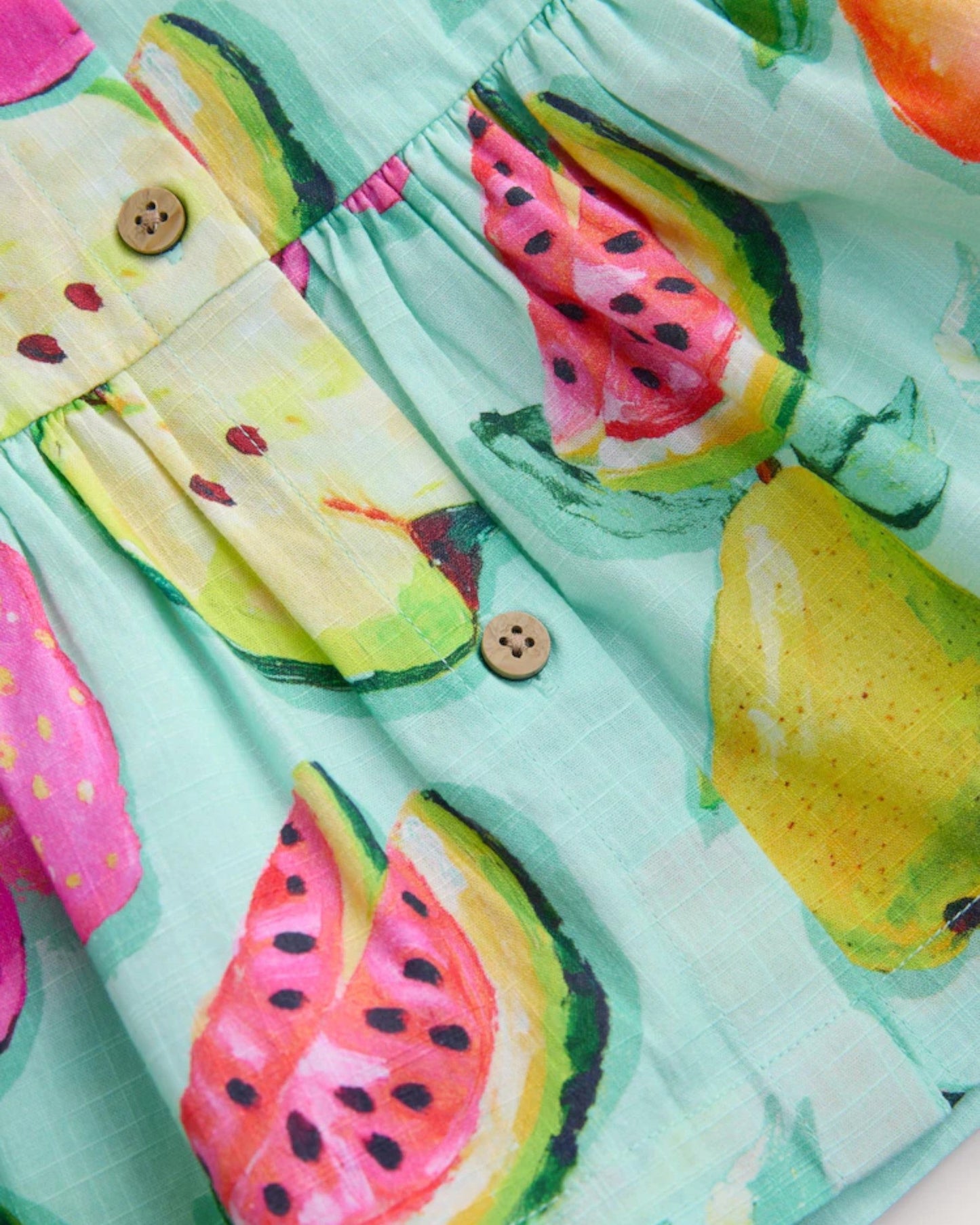 Fruit Print Dress - Detail 3