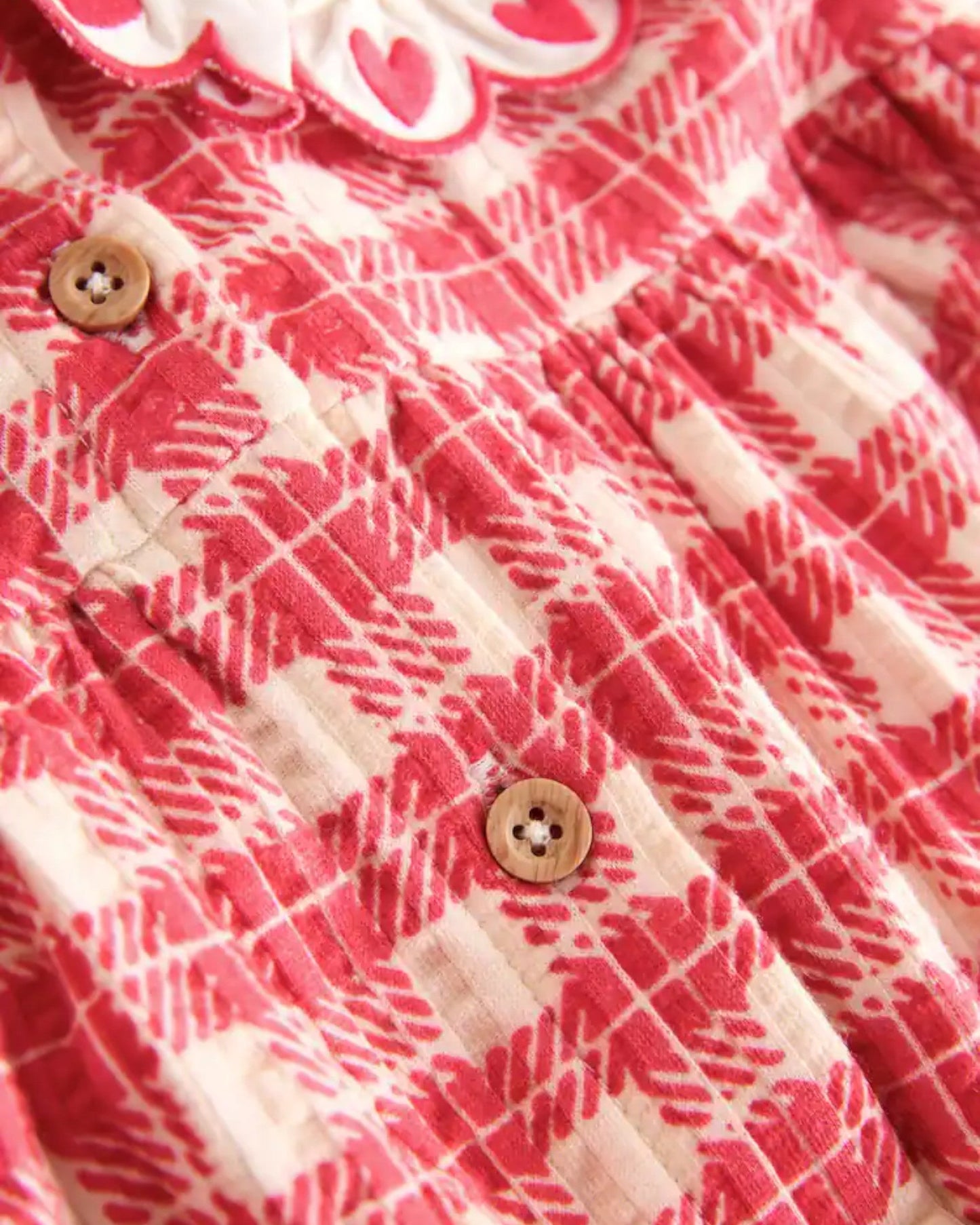 Red Check Dress - Detail 2