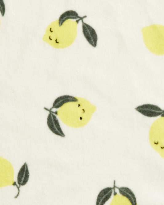 White Lemon Towel - Main