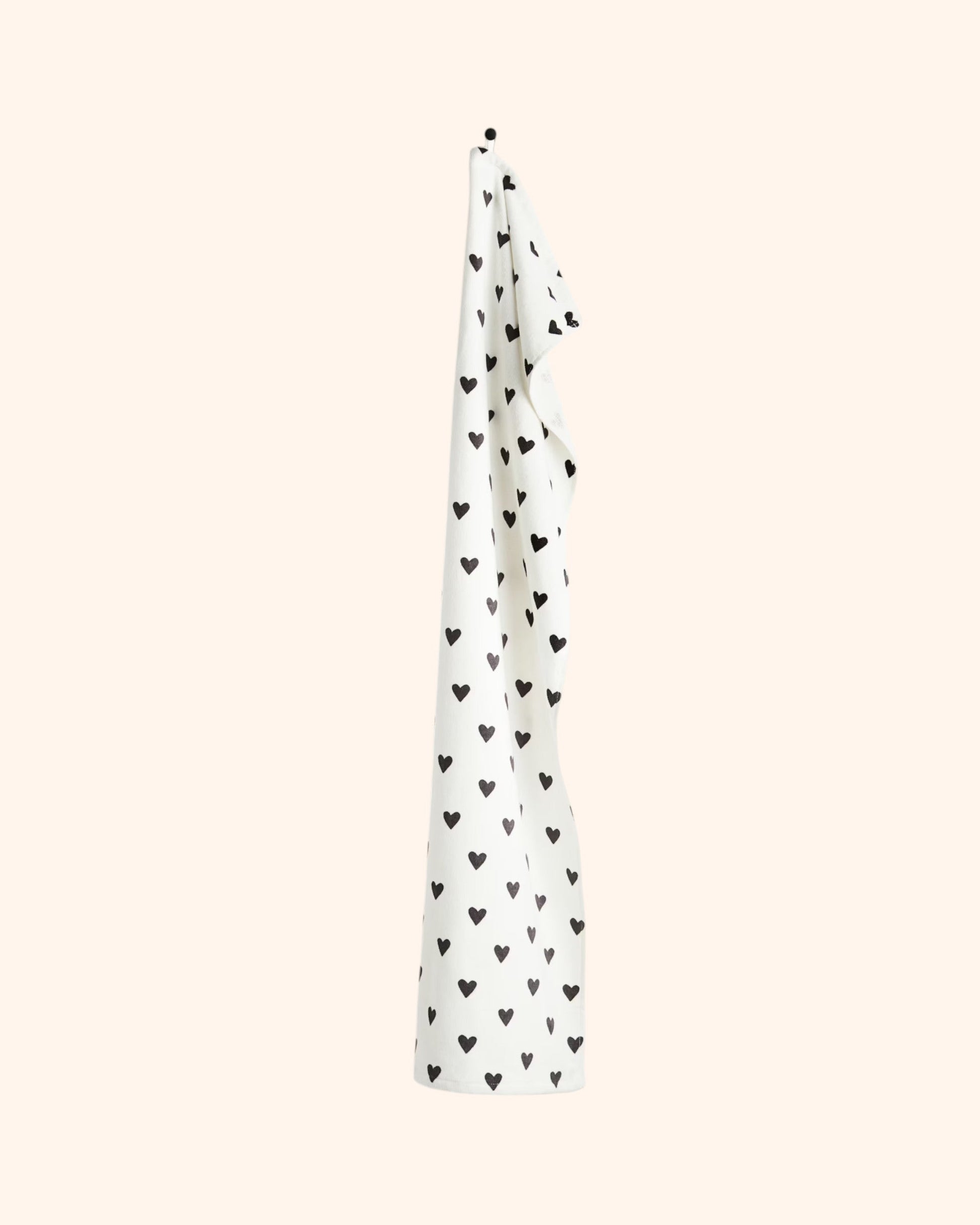 Black & White Bath Towel - Main
