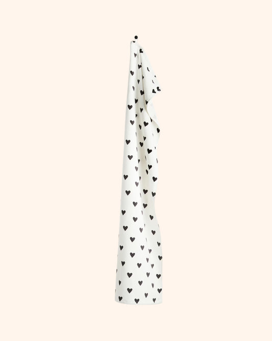 Black & White Bath Towel - Main