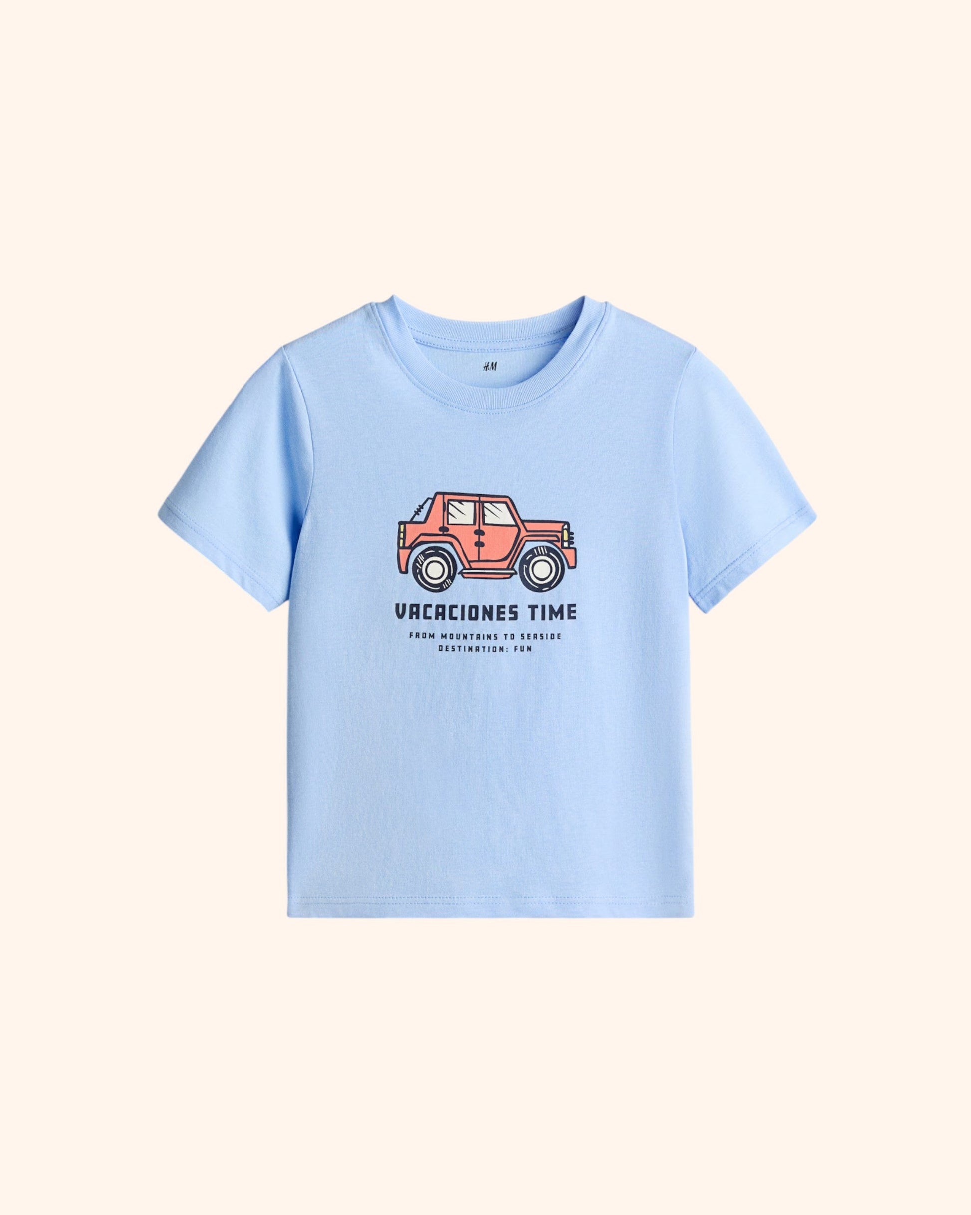 Blue Red Car T-shirt - 1