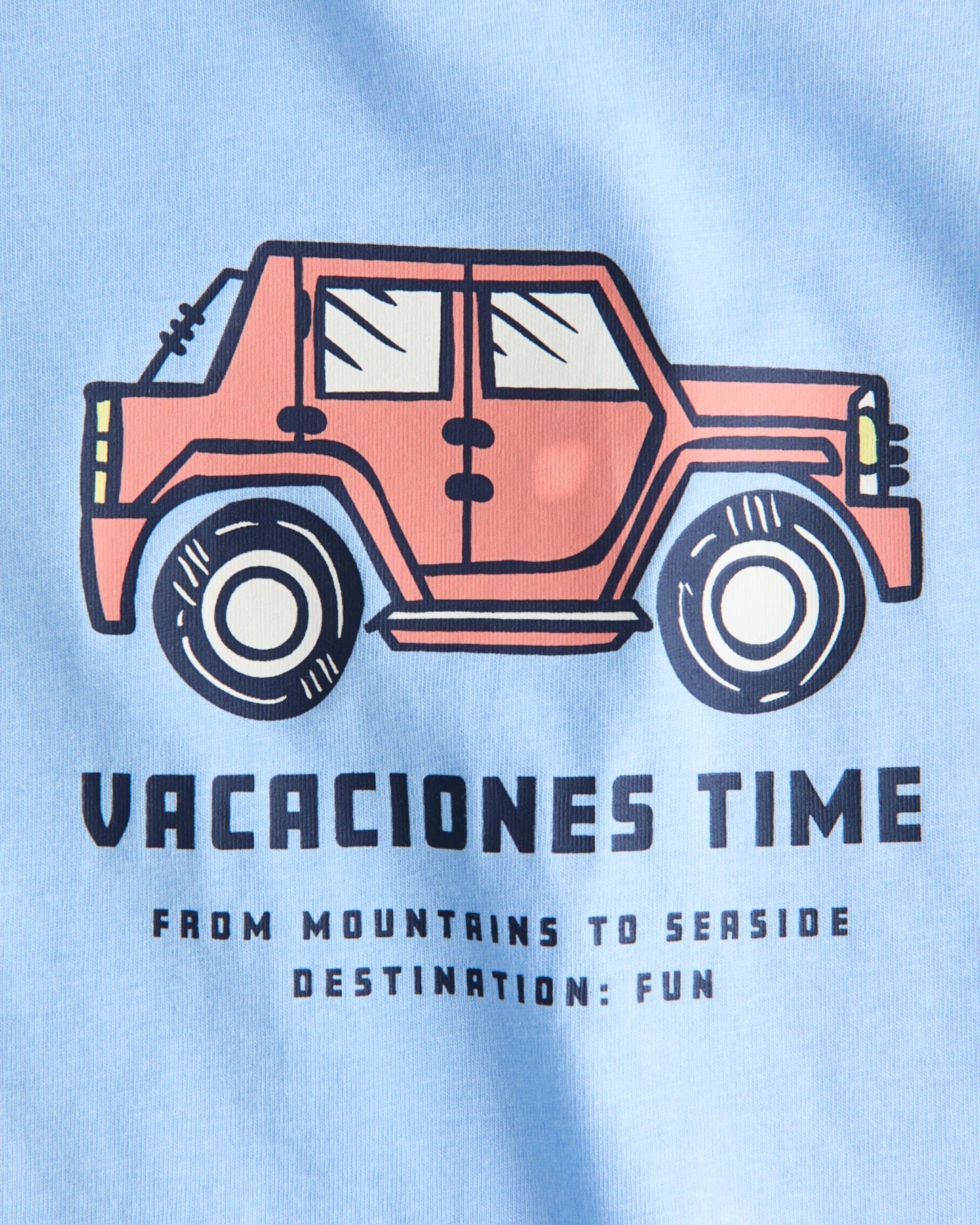 Blue Red Car T-shirt - 2
