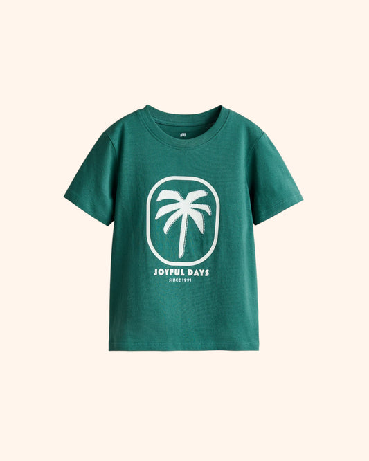 Green Palm Tree T-shirt - 1
