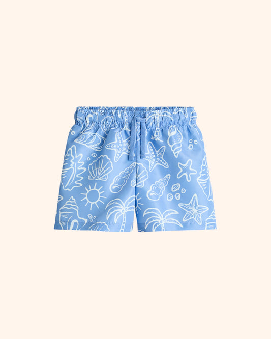 Light Blue Sea Star Trunks - 1