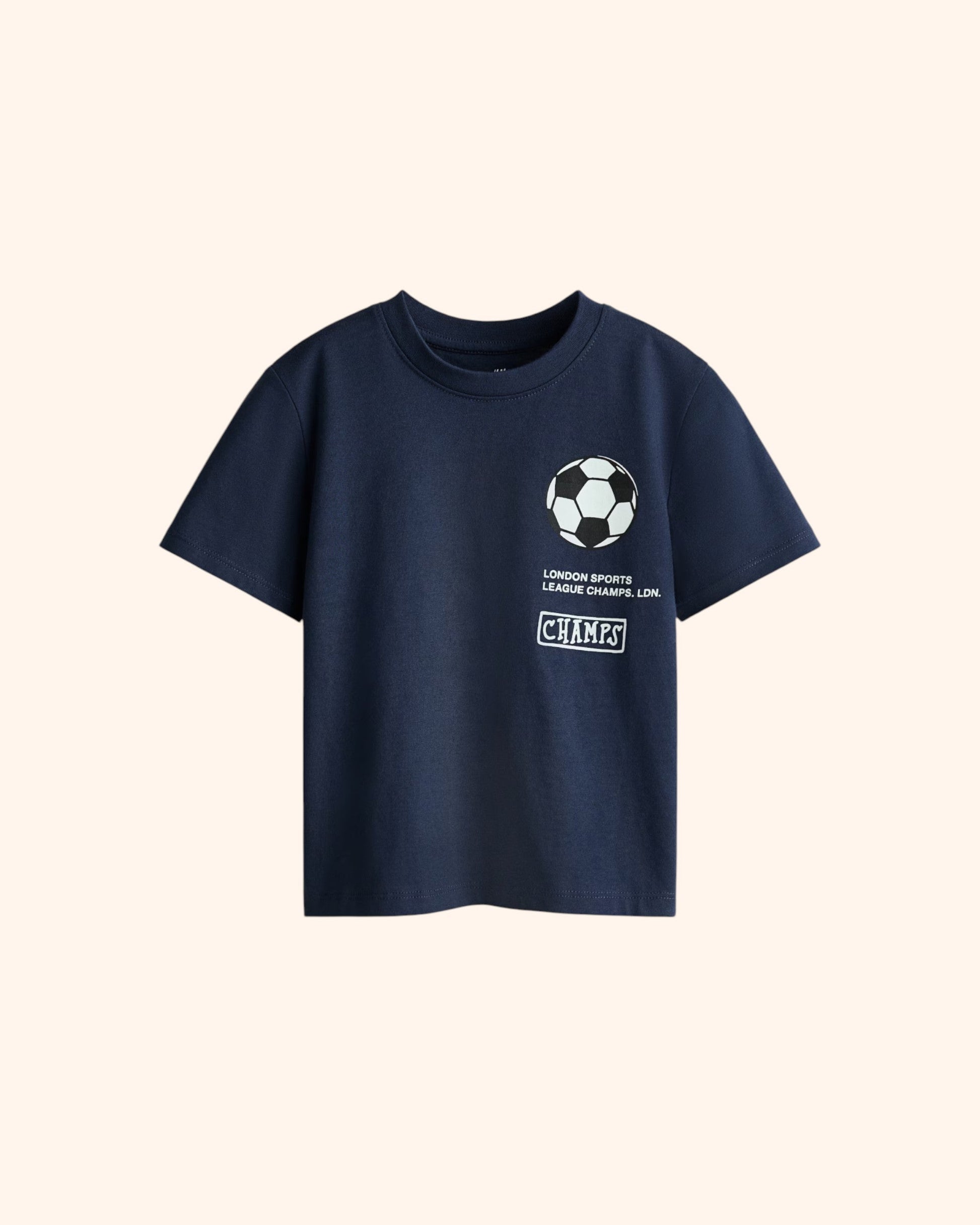 Navy Football T-shirt - 1