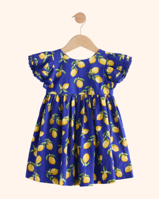 Blue Lemons Dress - Front