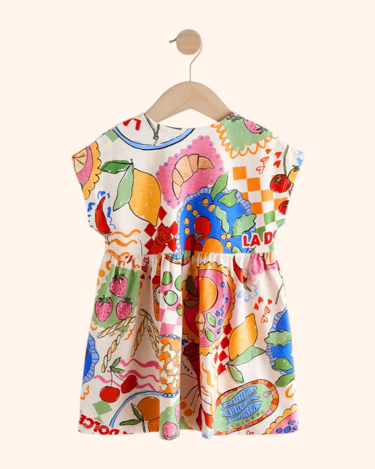 Bright Amalfi Dress - Back