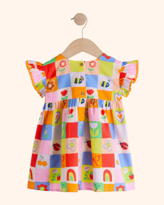 Patchwork Dress - Back