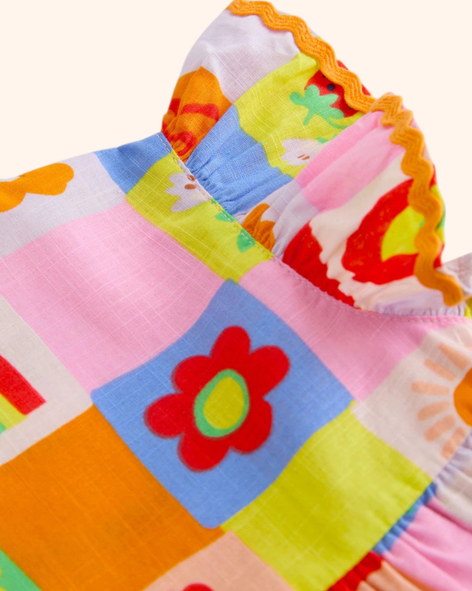Patchwork Dress - Detail 1