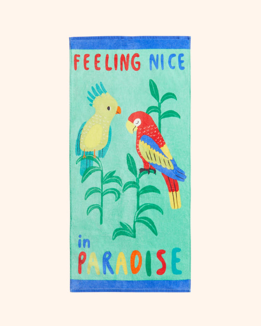 Parrots Bath Towel - 1