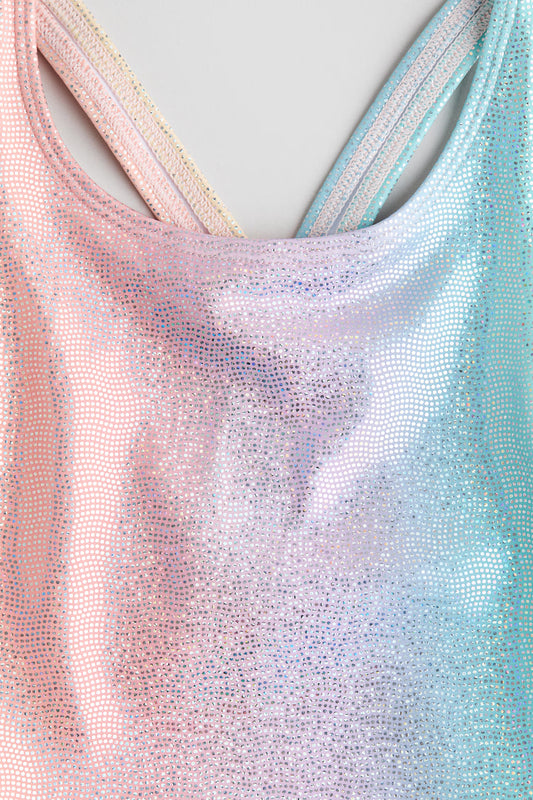 Rainbow Glittery Swimsuit - 1