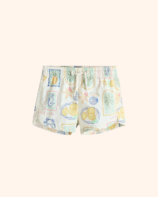 H&M UK - Seahorse Printed Swim Trunks