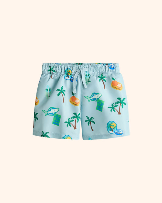 H&M UK - Southbeach Printed Swim Trunks