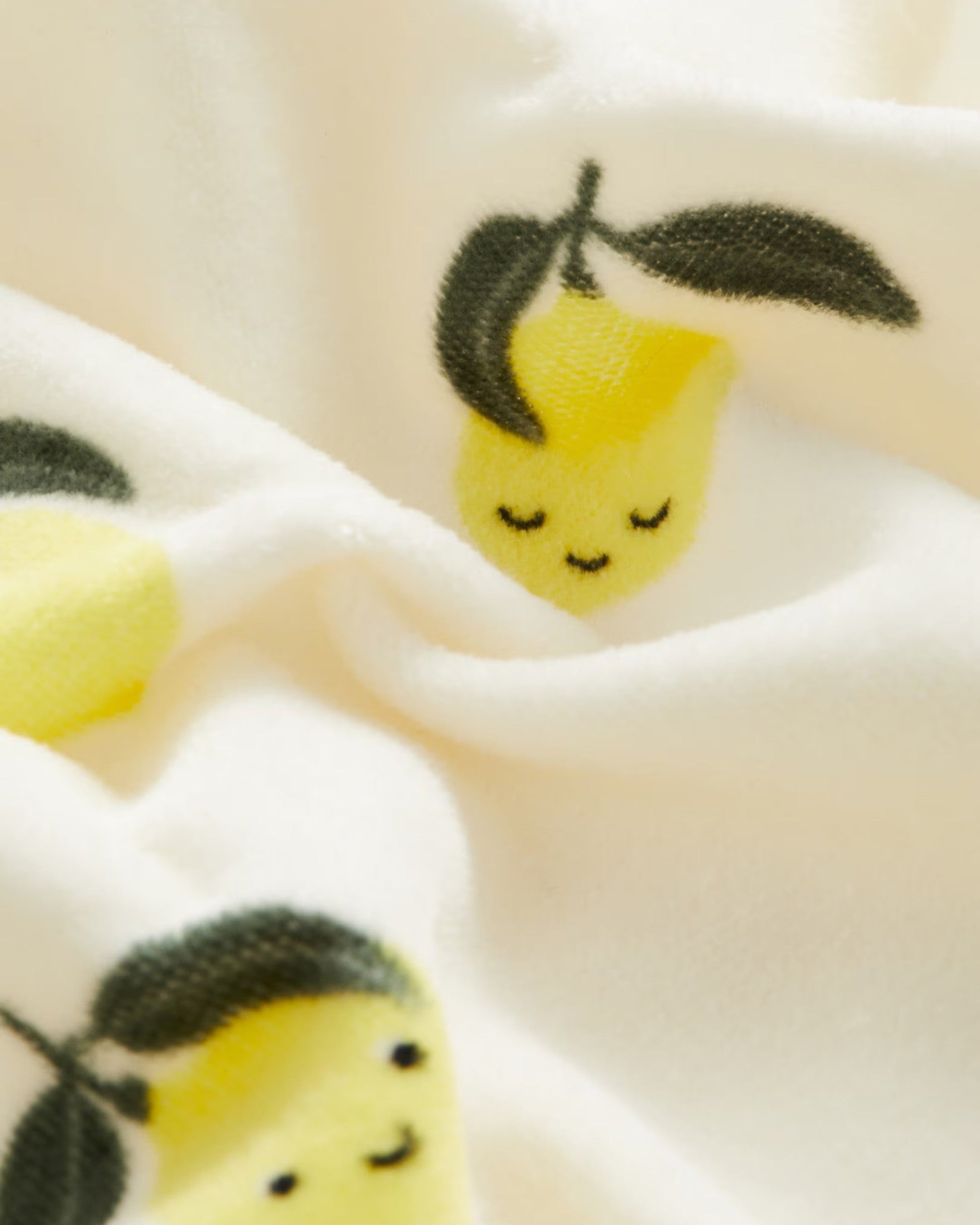 White Lemon Towel - Details