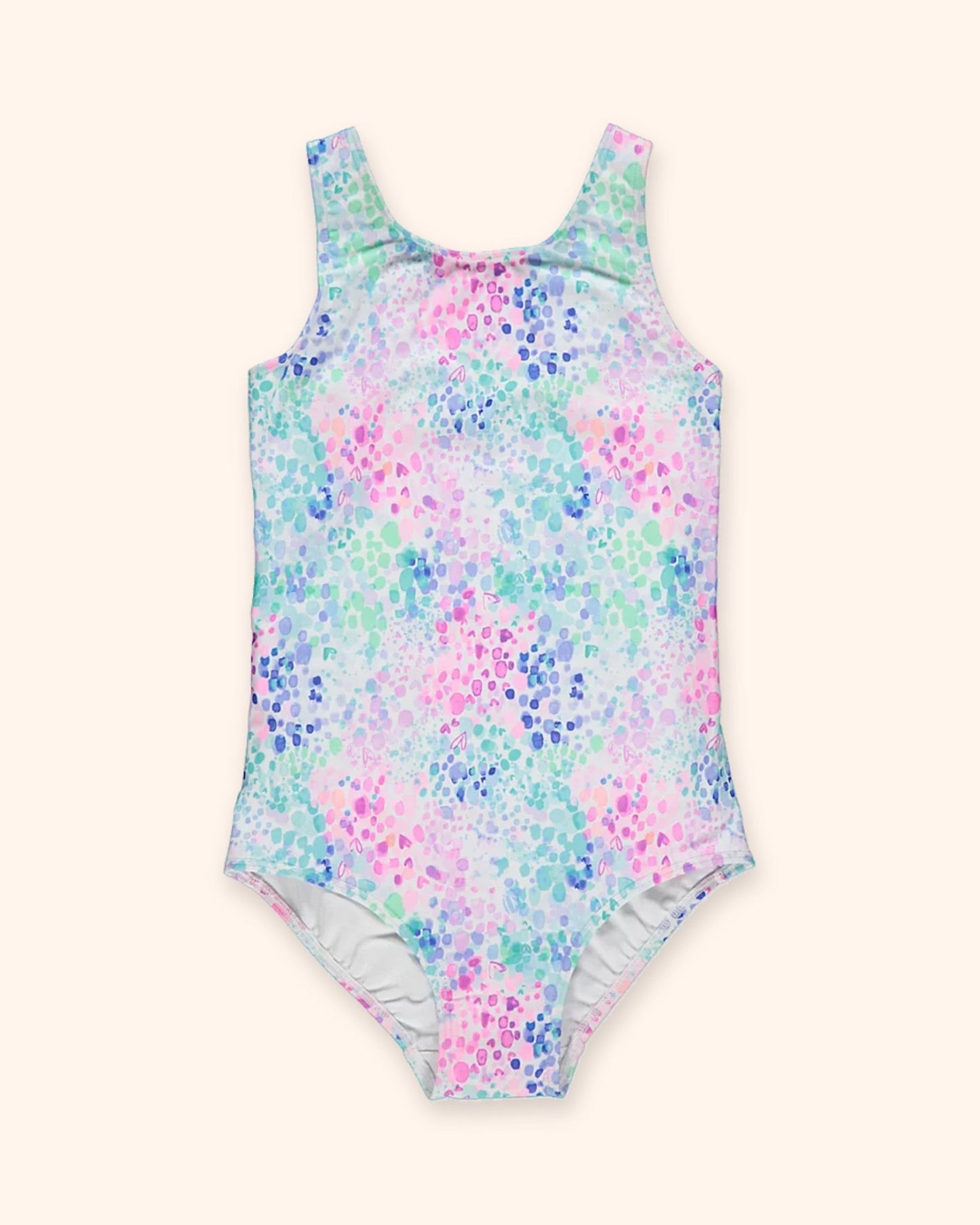 Splatter Print Swimsuit for children, available from Melly's World in Lebanon